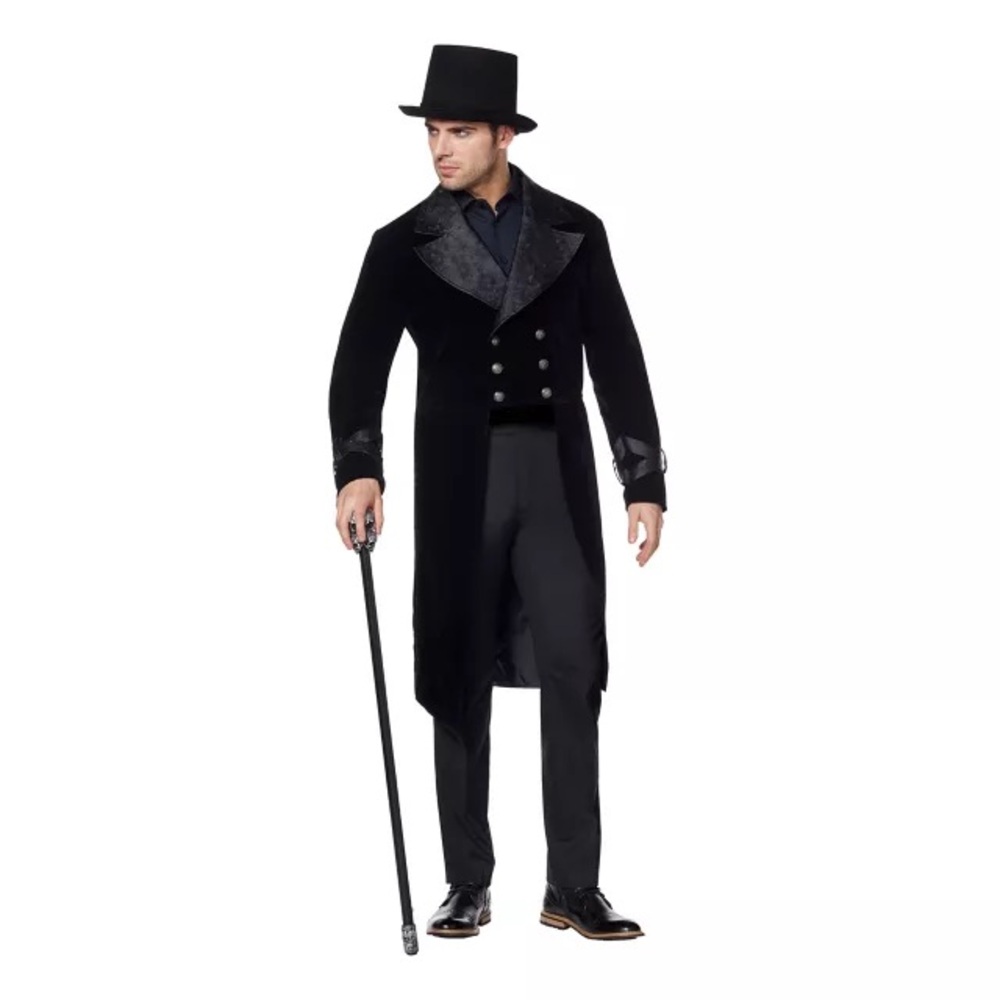 Spirit Black Renaissance Victorian-Style Gothic 🧛‍♂️ Costume Jacket - Picture 5 of 16